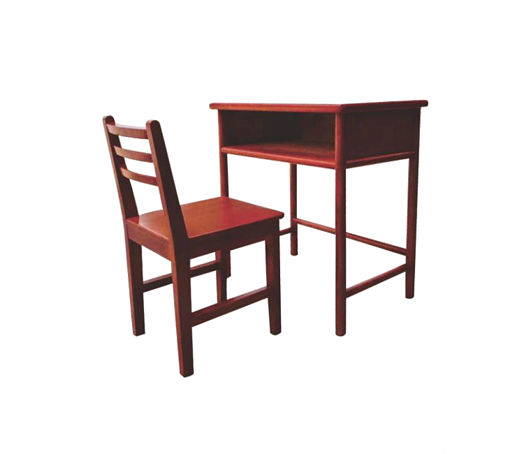 FH21-6403 单人实木课桌椅