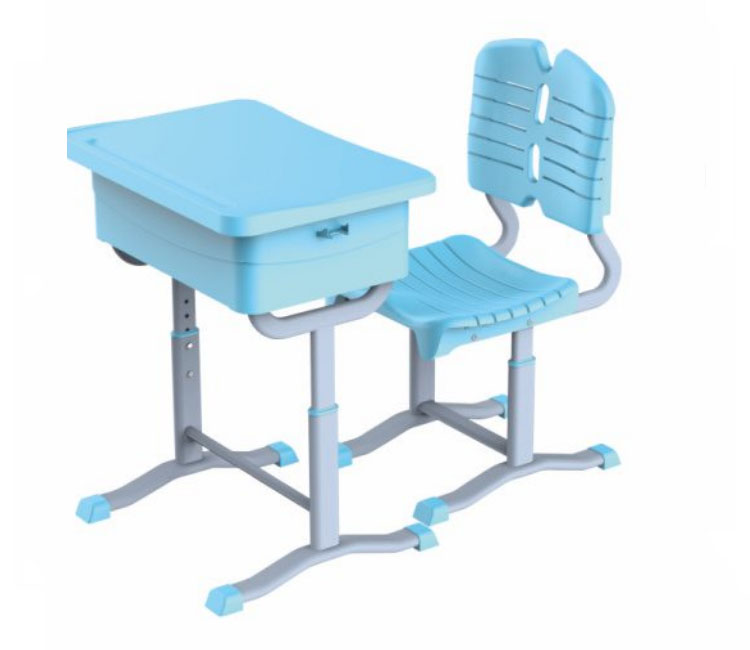 FH21-KZ007 塑料套管式学生课桌椅