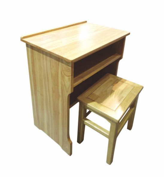 FH21-6203 单人实木桌带小方凳