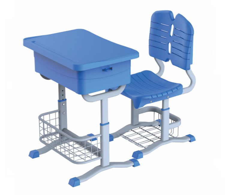 FH21-KZ006 塑料套管式学生课桌椅
