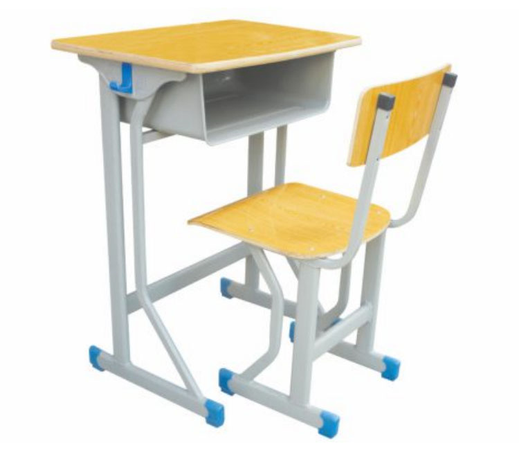 FH21-KZ098 双层板K型学生课桌椅
