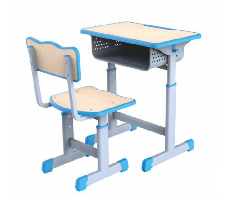 FH21-KZ027 注塑包边套管式学生课桌椅