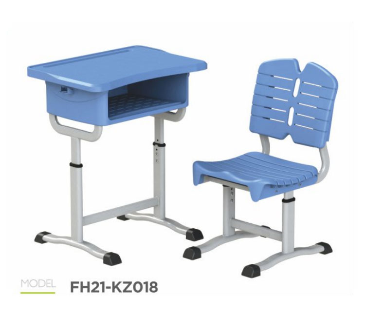 FH21-KZ018 塑料套管式学生课桌椅